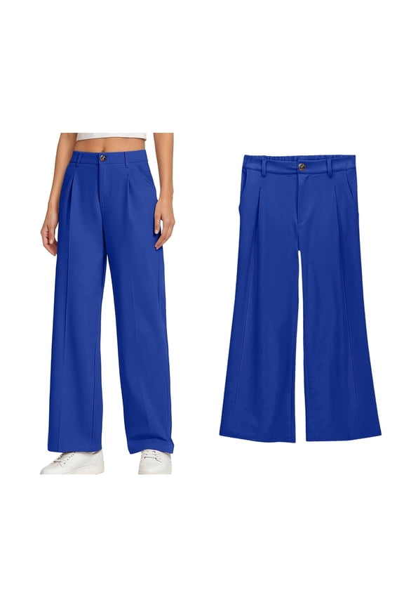 Girl School Uniform Pants Skinny Pants Stretch Pants with Pockets Straight Pants Girls Blue Pants Back To School Clothes Teen Girls Outfits Size 13-14 Years