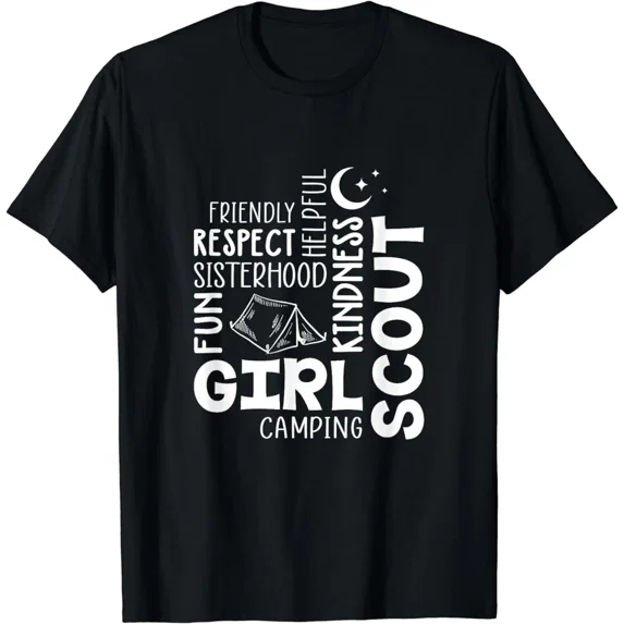 Girl Scout Camping Adventure Friendly Sisterhood Troop Scouting Unisex T-Shirt, S-5XL