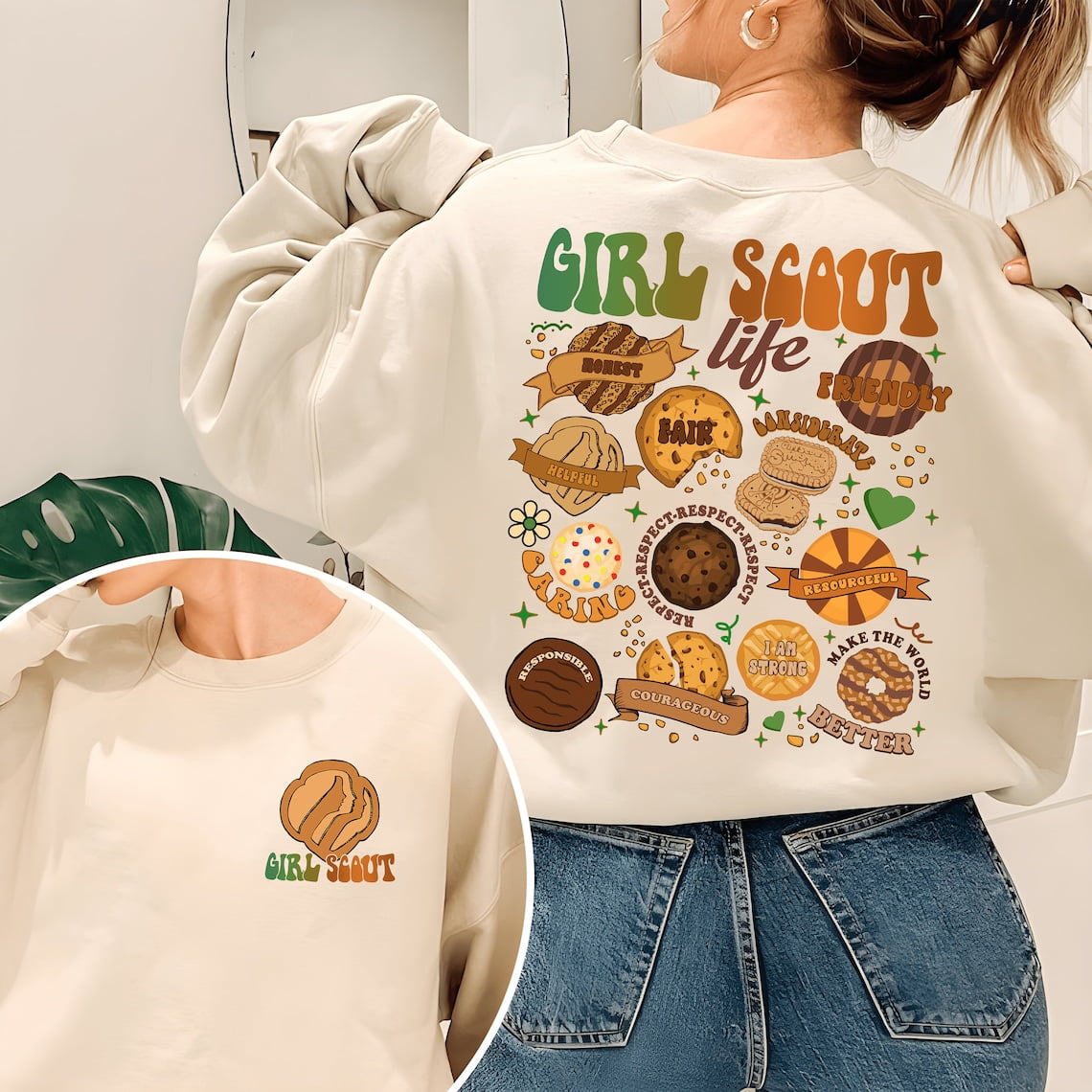 Girl scout clearance sweatshirt