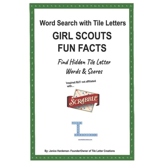 Girl Scouts Fun Facts Word Search with Tile Letters, (Paperback)