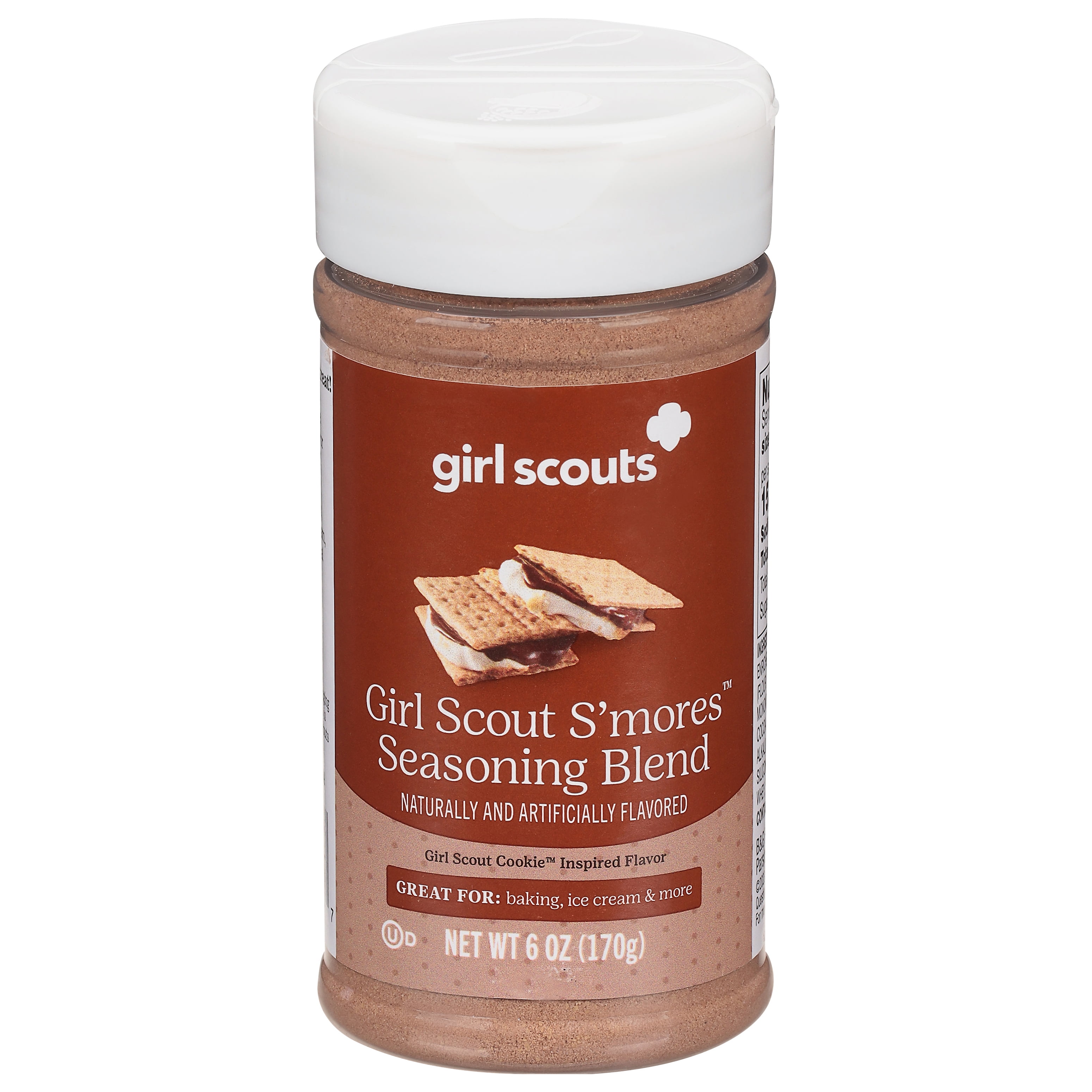 Girl Scouts S'mores Seasoning Blend, Sprinkle Ice Cream Topping, 6 oz