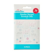 Girl Gender Reveal Scratch Offs, 10 Count, by Way To Celebrate