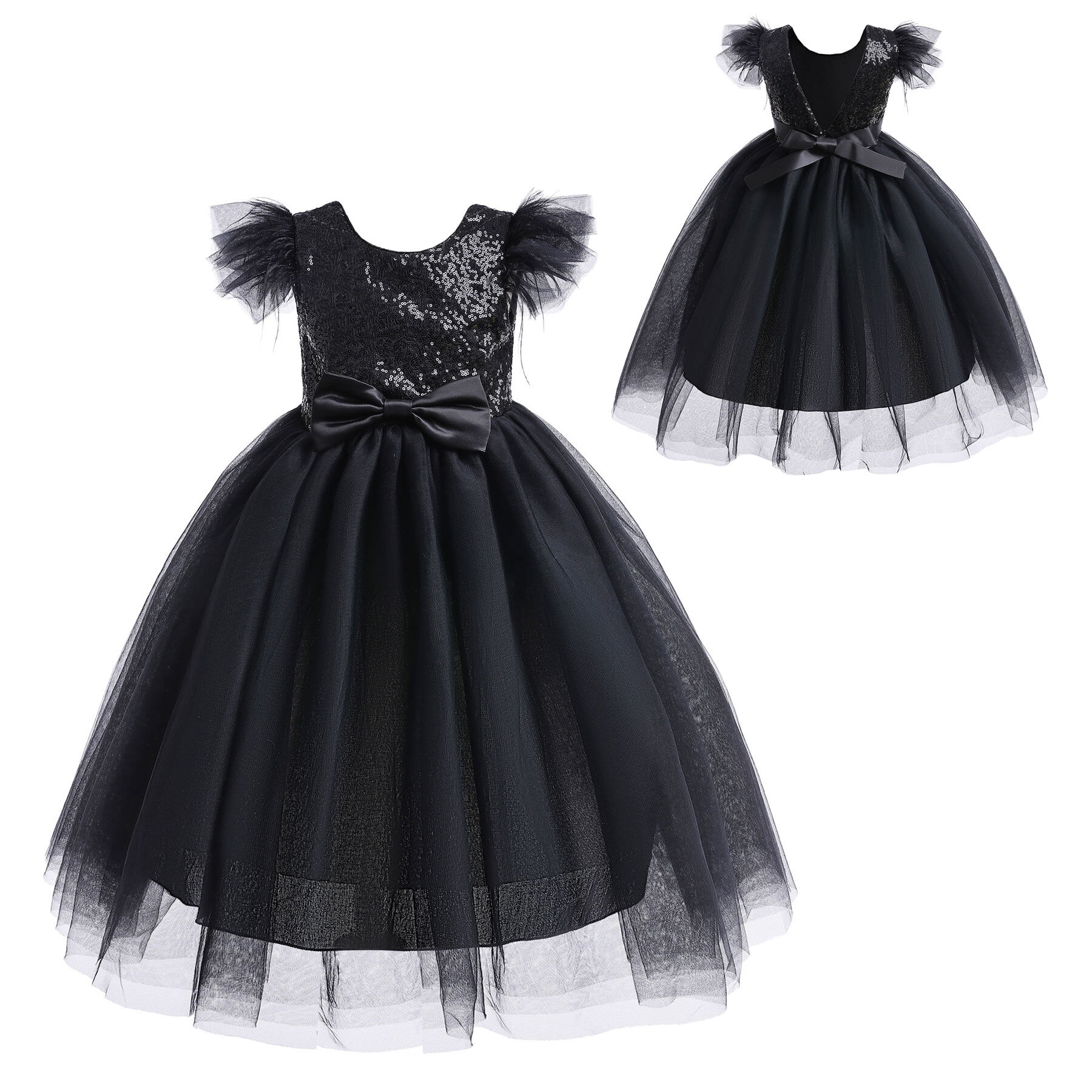 Girl Sequins Backless Dress Wedding Bridesmaid Birthday Gown, Size 3-10Y - Walmart.com Girl Sequins Backless Dress Wedding Bridesmaid Birthday Gown, Size 3-10Y - Walmart.com