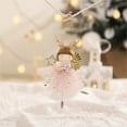 thumbnail image 1 of Girl Shaped Doll Ornament, Small Christmas Tree Decoration, Unique Holiday Décor for Kids, Xmas Gift Ornament for Girls, 1 of 4