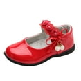 thumbnail image 1 of Girl Shoes Small Leather Shoes Single Shoes Children Dance Shoes Girls Performance Shoes Toddle Shoes Kids Sneaker Girl Running Shoes for Toddler Girls Big Kid Size 4 Shoes Kids Shoes Girls, 1 of 9