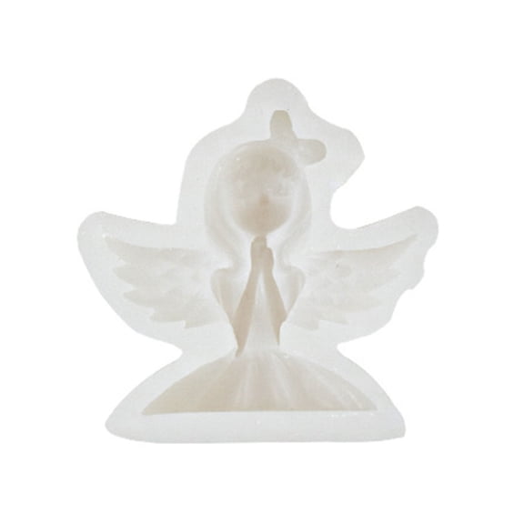 Girl Silicone Mold DIY Crafts Project Reusable Soap Candle Plaster