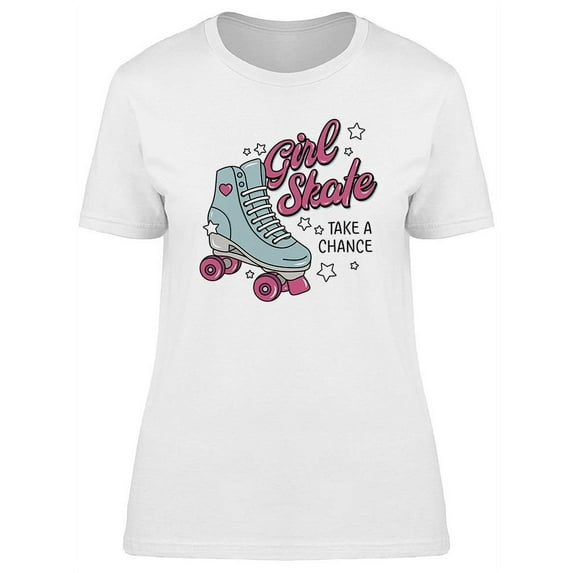 Girl Skate T-Shirt Women -Image by Shutterstock, Female XX-Large