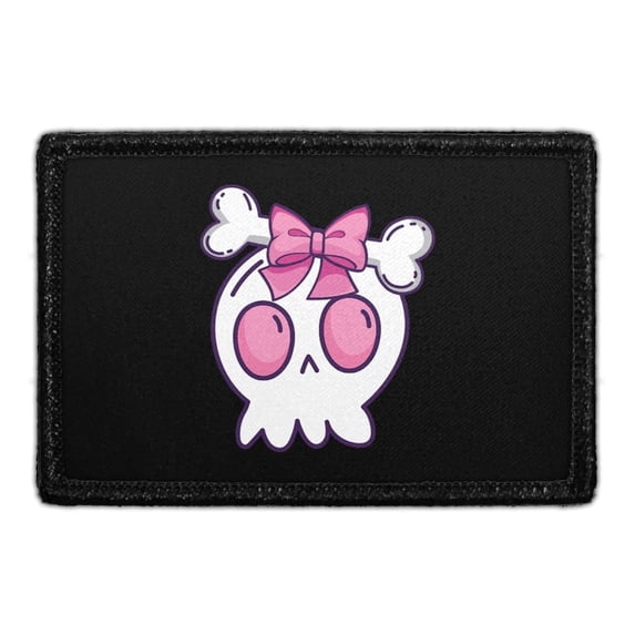 Girl Skull - Removable Patch