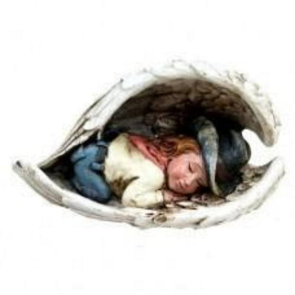 Girl Sleeping Angel Dcor