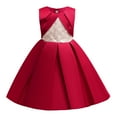 thumbnail image 1 of Girl Sleeveless Princess Dress Wedding Birthday Party Formal Prom 3-9T, 1 of 6