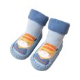 thumbnail image 1 of Girl Socks with Grips, 1 Pairs Non Slip Cotton Ankle Socks for Baby Boys Infants Kids 0-3 Years Old, 1 of 5