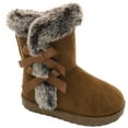 thumbnail image 1 of Girl Soft Faux Soft Fur Lining Jeweled Ankle Winter Boot, 1 of 6