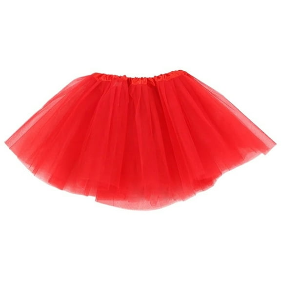 Girl Solid Color Tutu Skirt Princess Girls Skirt Birthday Party Skirts Dance Skirt Girls Skirt Tutu Skirt