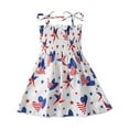 thumbnail image 1 of Girl Summer Dress 4th Of July Dress Sleeveless Smocked And Spaghetti Strap Dress Summer Clothes, 1 of 5