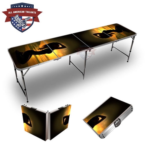 Girl Sunset 8ft Tailgate Table