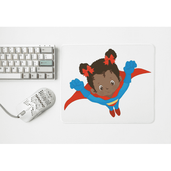 Super Hero Girl Mouse Pad
