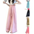 thumbnail image 1 of Girl Sweatpants Baggy High Waist Elastic Jogger with Pockets Girls Solid Pant Athletic Pants Kids 9-10 Years, 1 of 5