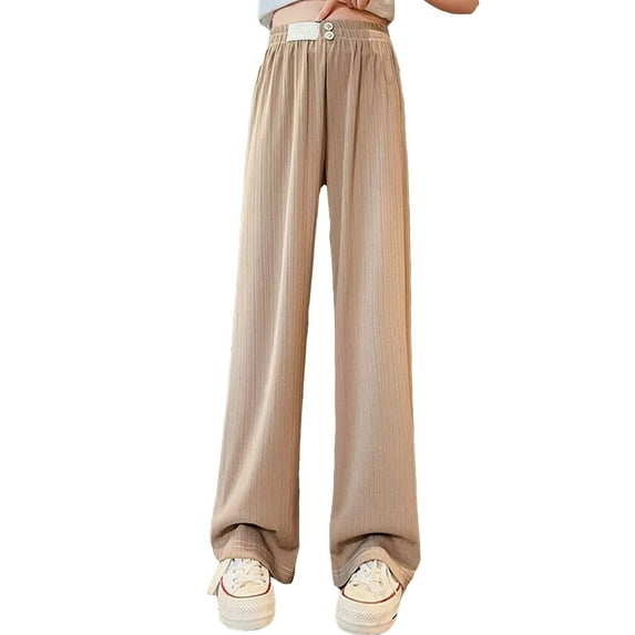 Sweatpants for Teen Girls Drawstring Pants Girls Solid Pants Athletic Leggings Sweatpants for Kids 5-6 Years Girls Fashion