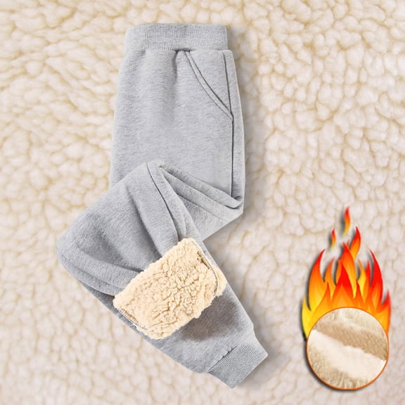 Girl Sweatpants High Waist Athletic Pants with Pockets Boys Sweatpants 3-4 Years