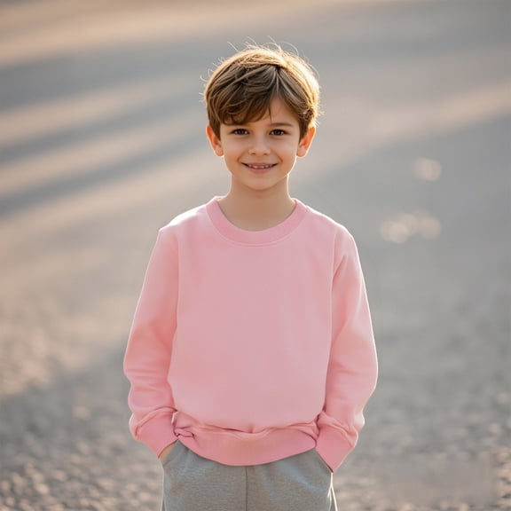 Girl Sweatshirts Long Sleeve RD2 Sweatshirt Kids Crewneck Pullover Tops Fall Clothes Little Girl Clothes 9-11 Years Boys Girls Fashion