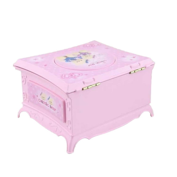 Girl Sweet Dream Music Box Dresser with Mirror for Girls Little Storage Case