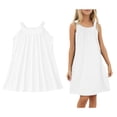 thumbnail image 1 of Girl Swim Cover Up Sleeveless Tank Dresses Quick Dry Summer Dress Kids Bathing Suit Cover Up 7-8 Years, 1 of 9