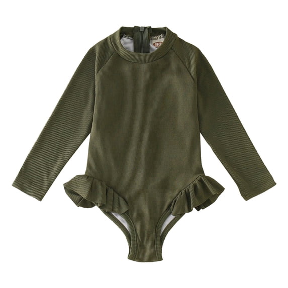 Girl Swimsuit One Piece, 4T Bathing Suits for Girls Upf 50+ Swimwear with Shorts Quick Dry Toddler Girls Swimsuit Cute Cute Summer Beach Wear