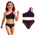 thumbnail image 1 of Girl Swimsuit Teen Girl Bathing Suits 2 Piece Quick Drying Summer Beach Swimwear Teen Bathing Suits 15-16 Years, 1 of 7