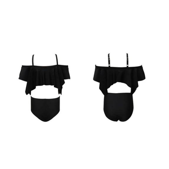 Girl Swimsuits Girls Two Piece Swimsuits UPF 50+ Sun Rash Guard And Swim Shorts Comfortable Swimwear