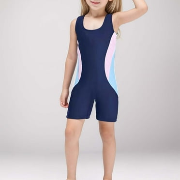 Girl Swimsuits One Piece Bathing Suits Quick Dry Cute Print Kids Swimsuit