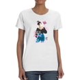 thumbnail image 1 of Girl T Shirt Art Shaped T-Shirt Women -Image by Shutterstock, Female Large, 1 of 4