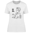 thumbnail image 1 of Girl Taking A Shower T-Shirt Women -Image by Shutterstock, Female Medium, 1 of 2