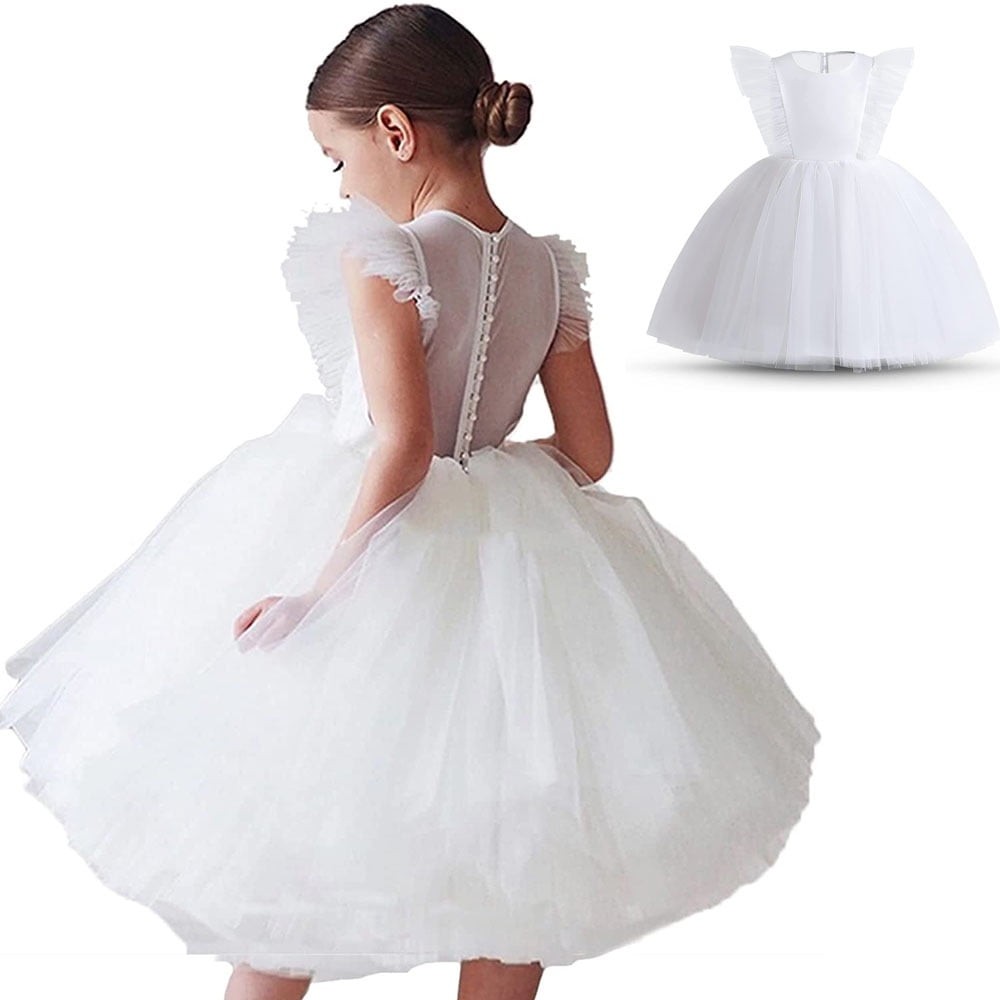 Toddler Girl Pearl Tulle Dress