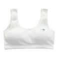 thumbnail image 1 of Girl Training Bra Girls Sports Bra with Breathable Pads Teens Cotton Training Bras Girls Sports Bra Training Bras White 17Y, 1 of 8