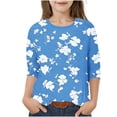 thumbnail image 1 of Girl Tshirts Kids Clothes Girls Size 10-12 Girls Size 18 Clothes Kids Plain Tshirts White Top for Teen 11-12 Short Sleeve Summer 2025, 1 of 5