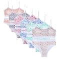 thumbnail image 1 of Girl Underwear Set Comfortable Seamless Cotton Soft Hipster Silky Cheeky Breathable Teen Girls Panties 6-Pack, 1 of 9