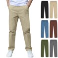 thumbnail image 1 of Girl Uniform Pants Flat-Front Dress Pants with Pockets Straight Leg Boy School Pants 4-5 Years, 1 of 5