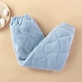 thumbnail image 1 of Girl Uniform Pants Unisex Kids Winter Padded Jogger Pants, Pull-On Winter Leggings Warm Full Length Thick Cotton Padded Loungewear Bottoms Blue 3-4Y, 1 of 6