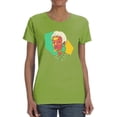 thumbnail image 1 of Girl W Short Hair Portrait T-Shirt Women -Image by Shutterstock, Female Small, 1 of 4
