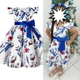 thumbnail image 1 of Girl Wedding Birthday Pageant Tea Party Dress Floral Formal Dress 2-10Years, 1 of 6