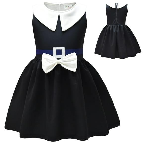 Girl Wednesday Addams Dress Gothic Costume Cosplay Party Dress