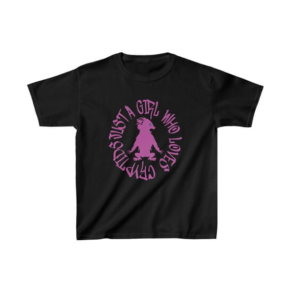 Girl Who Loves Cryptids Kids Heavy Cotton™ Tee