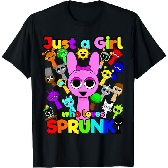 Girl Who Loves Sprunki For Birthday Decoration Wenda Pinki T-Shirt Unisex S-5XL Hot Trending Shirt, Vintage Birthday Gift