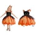 thumbnail image 1 of Girl Witch Outfits Tulle Dress Girl Party Clothes Halloween Outfits Kids 3-4 Years Kids Girls Halloween Dress, 1 of 9