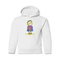 thumbnail image 1 of Girl With A Bouquet Of Flowers Hoodie Juniors -Image by Shutterstock,  Large, 1 of 4