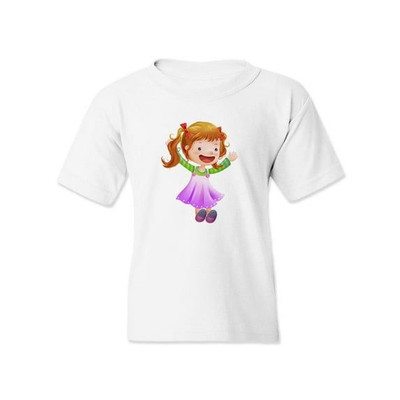 Girl With A Dress T-Shirt Juniors -Image by Shutterstock, x-Small