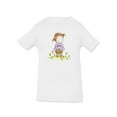 thumbnail image 1 of Girl With A Flower Basket T-Shirt Infant -Image by Shutterstock,  12 Months, 1 of 4