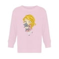 thumbnail image 1 of Girl With A Kitten Long Sleeve Toddler -Image by Shutterstock,  3 Toddler, 1 of 4