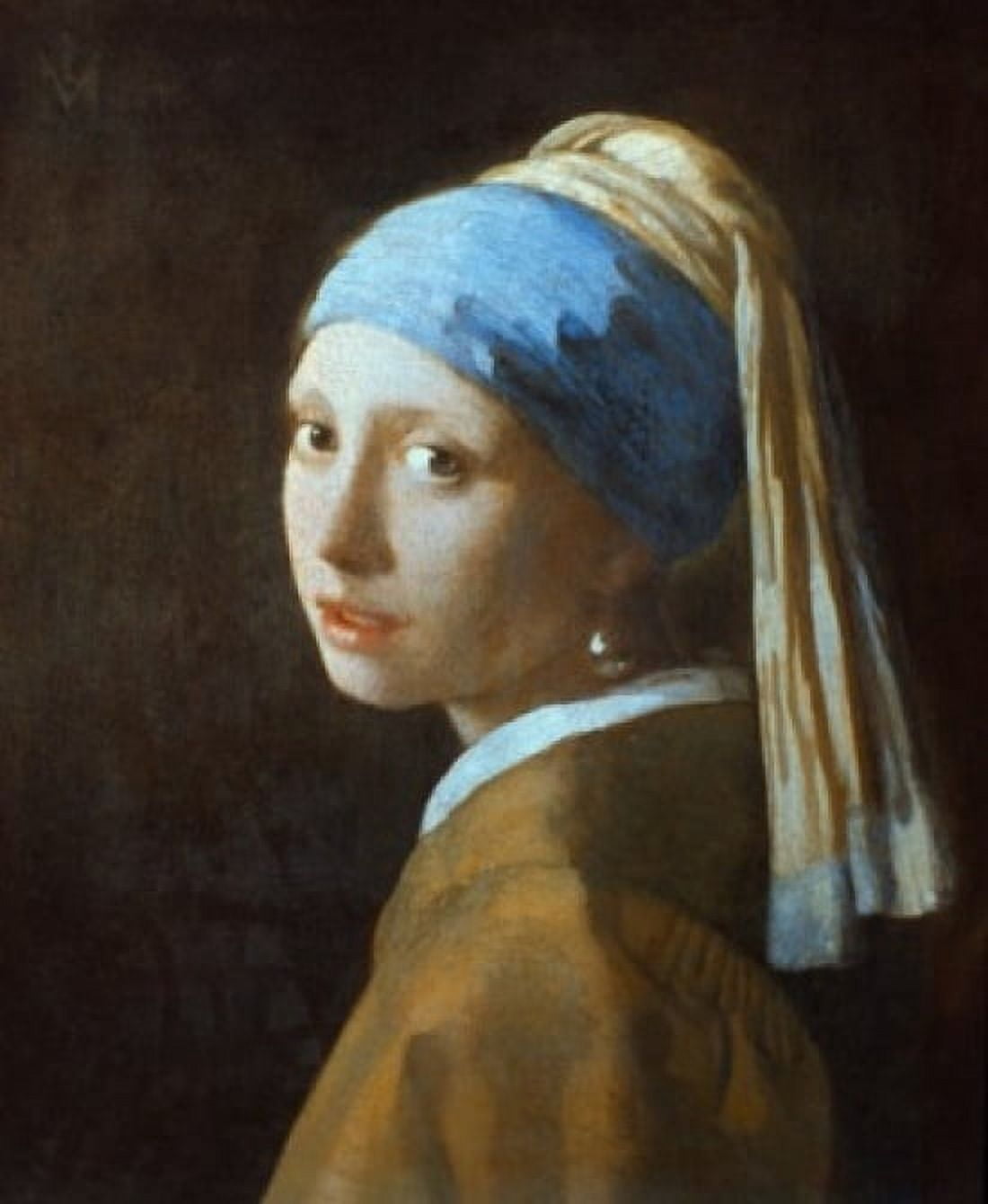 Girl With A Pearl Earring 1665 Jan Vermeer (1632-1675Dutch) Oil on canvas Mauritshuis The Hague Holland Canvas Art -  (24 x 36)