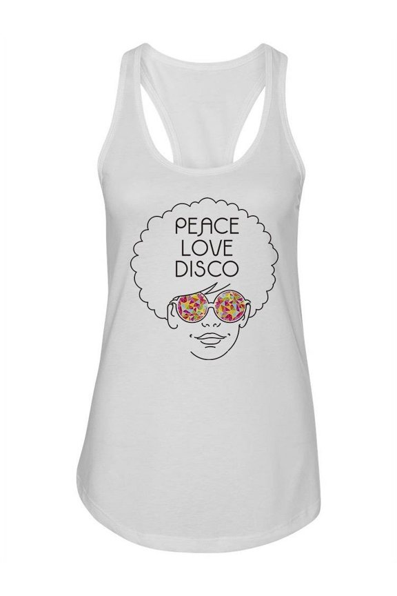 Girl With Afro Hair And Glasses Tank Women -Image by Shutterstock, Female Medium